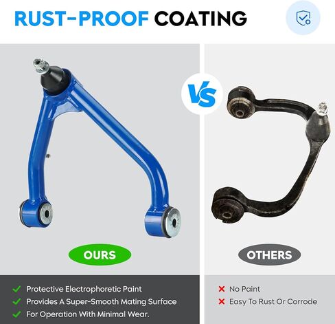 Front Upper Control Arms w/Ball Joints Lift 2-4" for Chevy Tahoe & Suburban 1500 & GMC Yukon XL 1500 & Cadillac Escalade 07-14, Silverado & Sierra 1500 07-18, (ONLY forged steel) Suspension Kit in Kuwait