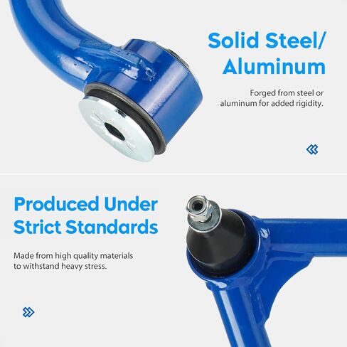 Front Upper Control Arms w/Ball Joints Lift 2-4" for Chevy Tahoe & Suburban 1500 & GMC Yukon XL 1500 & Cadillac Escalade 07-14, Silverado & Sierra 1500 07-18, (ONLY forged steel) Suspension Kit in Kuwait