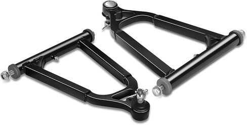 2Pcs Front Lower Tubular Control Arms Suspension Kit with Ball Joint Compatible with Yamaha Raptor 700/700R YFM700R 2006-2024, Left and Right Side, Black Powder Coated in Kuwait