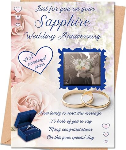 60th Anniversary Card for Husband Wife Parents Couples, 60 Year Wedding Anniversary Decorations Gift for Men Women in Saudi Arabia