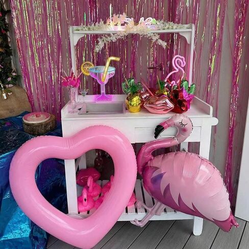 Shappy 2 Pcs Heart Pool Float Inflatable for Island Pink Heart Shaped Summer Swimming Ring PVC Pool Float for Adults Beach Party Supply Sweet for Island Themed Bachelorette Party Decorations in Saudi Arabia