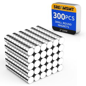 Small Magnets, Refrigerator Magnets, 300 Pack 8x3mm Neodymium Magnet for Crafts, Rare Earth Magnet for 3D Printing, DIY, Whiteboard, Billboard in Home, Kitchen, Office, School in Saudi Arabia