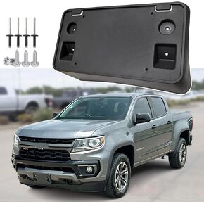 Front License Plate Frame for Chevy Colorado 2021 2022 Front Bumper License Plate Holder Mounting Bracket Cover Replace# 84461476 Partslink# GM1068213 in Kuwait