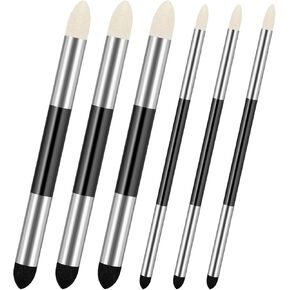 6 PCS Artist Blending Sponge Pen, Double Headed Soft Oil Pastel Blending Stump Tools, Washable Sketch Rubbing Drawing Art Sponge Brush for Artist Highlight Shadow Professional Sketch Drawing Blend in Saudi Arabia