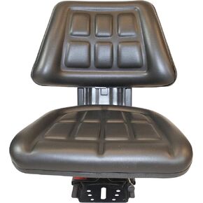 مقعد تعليق الجرار باللون الأسود يناسب طراز FORD/NEW HOLLAND TRIBACK STYLE 4000 4100 4110 4330 4600 4610 TRAC BRAND (الشحن في نفس اليوم - يتم التوصيل خلال 1-4 أيام عمل) in Kuwait