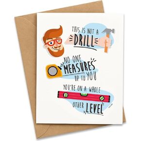 Funny Father's Day Card, Dad Joke Birthday Card for Him from Wife, Daughter, Son, Brother, Uncle, Great for any Father or Daddy in Saudi Arabia