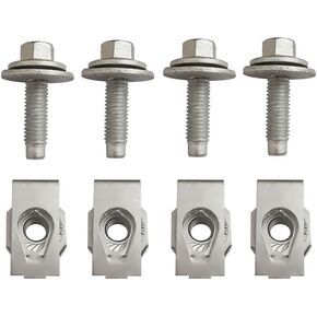 4034A Front Skid Plate Filter Nuts & Bolts Steel Fits for 2015-2024 Ford F-150 Expedition Lincoln Navigator (4-Pack) in Saudi Arabia