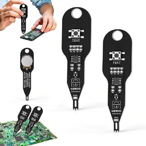 1Pcs Inductance Tester, Electronic Circuit Inductor Detector, Portable Motherboard Coil Testing Tool, Electromagnetic Induction Quick Fault Diagnostic Device for Circuit Maintenance Repair (1) in Kuwait