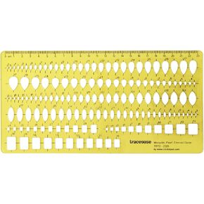 Traceease Stone Shapes Jewelry Templates Multiple Shape Drafting Tools Jewellery Designing Gemstone Stencils in Saudi Arabia