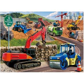 200 Piece Jigsaw Puzzle for Teens and Kids Family Happy Game Time Construction Crew in Saudi Arabia