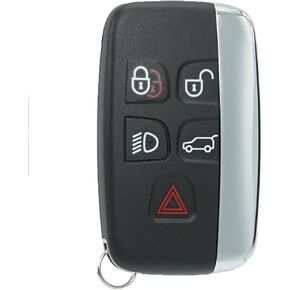 Replacement Key Fob Case Cover Fits for Land Rover Range Rover Sport Evoque LR2 LR4 Jaguar XJ XF XK F-Type F-PACE XE 2012 2013 2014 2015 2016 2017 2018 Entry Keyless Remote Control 5 Button in Saudi Arabia