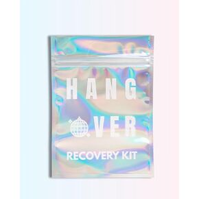 10 Pcs Hangover Recovery Kit Bags - Holographic Resealable Pouches for Bachelorette, Bridal Shower, Birthday, Girls Weekend in Saudi Arabia