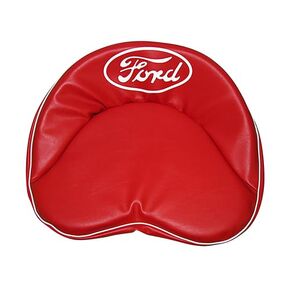 Tie-On Seat Cover Red with White Lettering fits Ford NAA 2N 8N 9N 600 620 630 640 650 660 800 820 840 850 2000 4000 in Kuwait