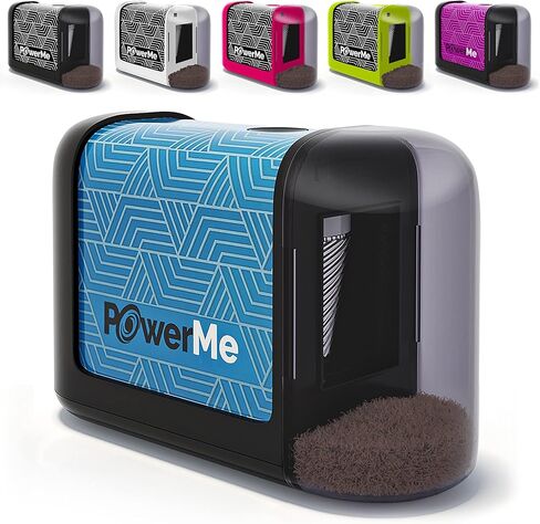 POWERME Battery-Operated Electric Pencil Sharpener for Kids, School, Home, Office - for No. 2 Pencils and Colored Pencils in Kuwait