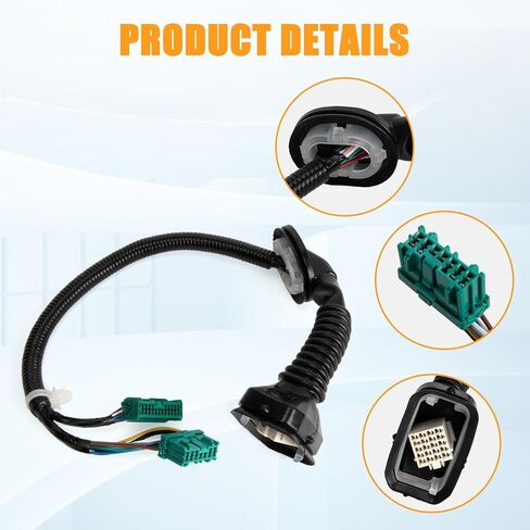 Front Driver Door Wire Harness Sub-Wire Harness for Acura MDX 3.7l V6 2010-2013, Replace 32757-STX-A01 32757STXA01 in Kuwait