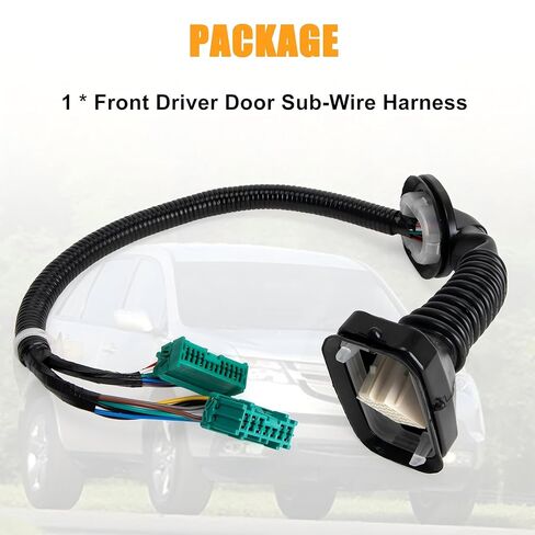 Front Driver Door Wire Harness Sub-Wire Harness for Acura MDX 3.7l V6 2010-2013, Replace 32757-STX-A01 32757STXA01 in Kuwait
