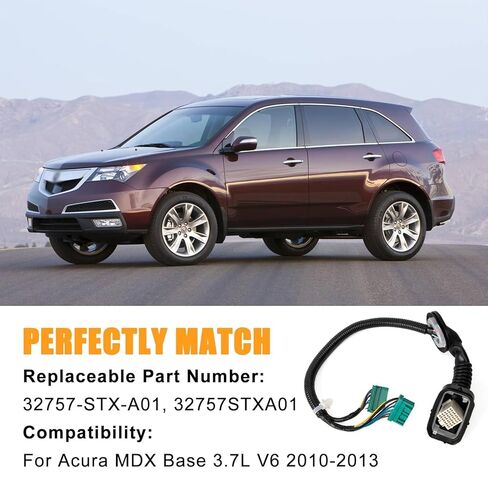 Front Driver Door Wire Harness Sub-Wire Harness for Acura MDX 3.7l V6 2010-2013, Replace 32757-STX-A01 32757STXA01 in Kuwait
