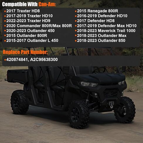 2015-2023 Fuel Injector Fit for Can-Am Renegade 800R 2015 Commander 800R/Max 800R 2020 Traxter 17-23 Outlander 450 15-23 Defender HD10 16-19 Maverick Trail 1000 18-23, Replace 420874841 A2C95638300 in Saudi Arabia