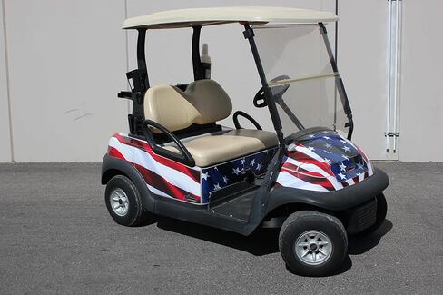 مجموعة رسومات سيارة الجولف AMR Racing: ملصقات عربة الجولف لـ Yamaha G14، G16، G19، G20 (1995-2006)، تتميز بتصميم اللهب الماسي باللون الأحمر والأسود، قم بترقية رحلتك باستخدام الملصقات الواقية! in Kuwait