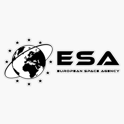 MAGNET Best Seller - European Space Agency Merchandise Magnetic Vinyl Sticker Decal Magnet 5" in Kuwait