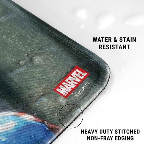 Skinit Large Gaming Mouse Pad - Officially Licensed New Suit Spiderman Design with Stitched Edges, Waterproof, Non-Slip Rubber Base, Desk Mat for Keyboard & Mouse, 31.5" x 11.8" inches in Kuwait