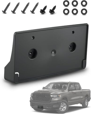 Bestview Front License Plate Bracket Compatible with 2019-2024 Dodge Ram 1500 | OEM Replacement Part# 68274215AE in Kuwait