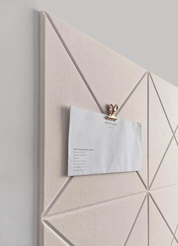 Cork Board 24 x36 Alternative - 6 Pack Felt Wall Tiles with Safe Removable Adhesive Tabs, Cork Boards for Walls Cork Board for Home Office Pin Board Tack Board - Beige in Saudi Arabia