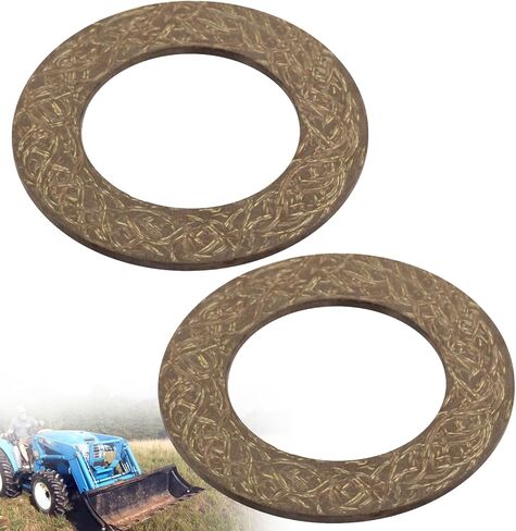 2 Pcs FP5533 Slip Clutch Friction Disc Plate OD 5.5" ID 3.375" Thickness 0.125" Compatible with Rotary Cutters RTH60 RTH72 RTH80 RTS50 1287 1812 2212, Replaces 1805010 31953 64651 (2) in Saudi Arabia