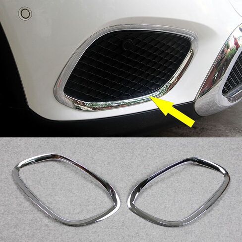 For Mercedes Benz GLC GLC300 X 205 2016 2017 2018 2019 Chrome Front Fog Light Cover Trims in Saudi Arabia