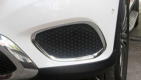 For Mercedes Benz GLC GLC300 X 205 2016 2017 2018 2019 Chrome Front Fog Light Cover Trims in Saudi Arabia