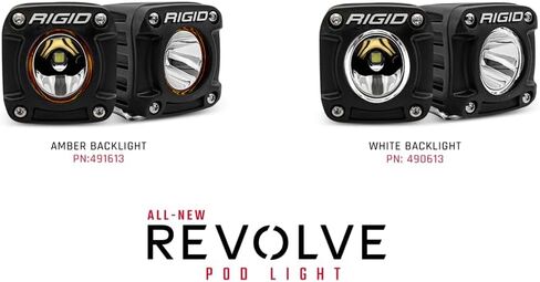 الصناعات الصلبة 196012 غطاء Revolve Pod Amber PRO، مجموعة من 2 in Kuwait