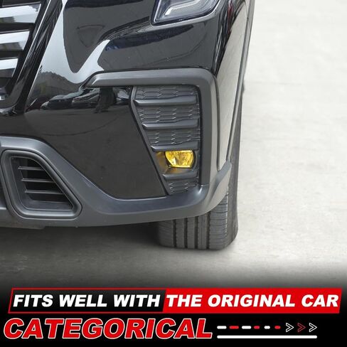 Precut Fog Light Film Compatible with Subaru Ascent 2019-2026, Fog Lights Film Sticker Decals Accessories (Yellow - Front Fog Lights) in Kuwait
