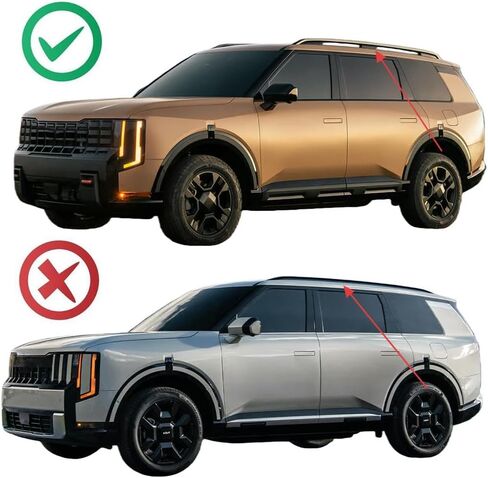 Lockable Roof Rack Cross Bars Compatible with KIA Telluride 2026 2027 Luggage Cargo Carrier Anti-Theft Metal Roof Rack Cross Rails in Saudi Arabia