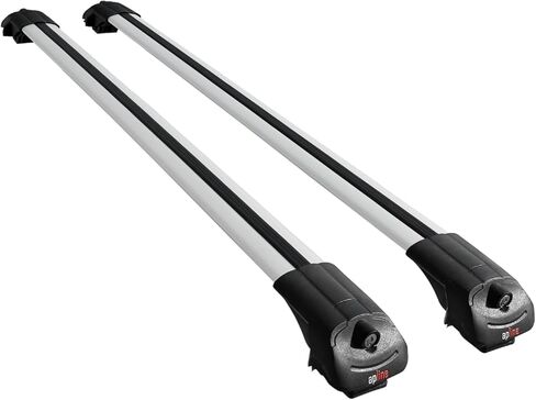 Compatible with Mercedes GLB-Class (X247) 2019-2026 ACE-1 Model Car Roof Rack Cross Bar Gray Aluminium 2 Bars in Saudi Arabia