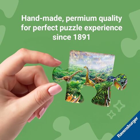 Ravensburger Riveting Reptiles - 300 Piece XXL Jigsaw Puzzle for Kids | Captivating Reptile Imagery | Encourages Creativity and Focus | Sustainable Fun in Kuwait