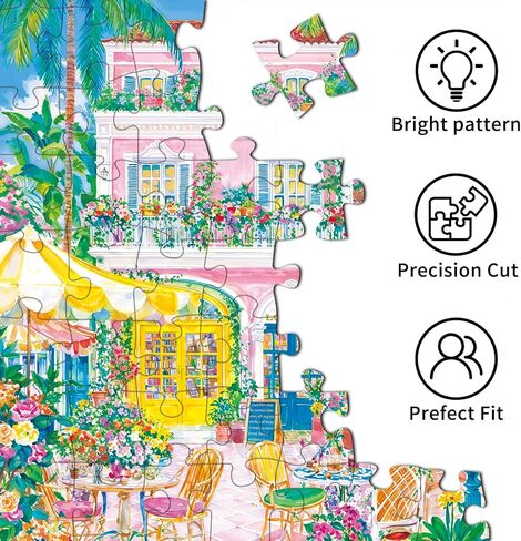 500 Piece Jigsaw Puzzles for Adults, Four Seasons Summer Landscape Puzzle, HD Matte Eye Protection, Perfect Interlocking No Dust, Ideal Gift for Home Decor and Family Games in Saudi Arabia
