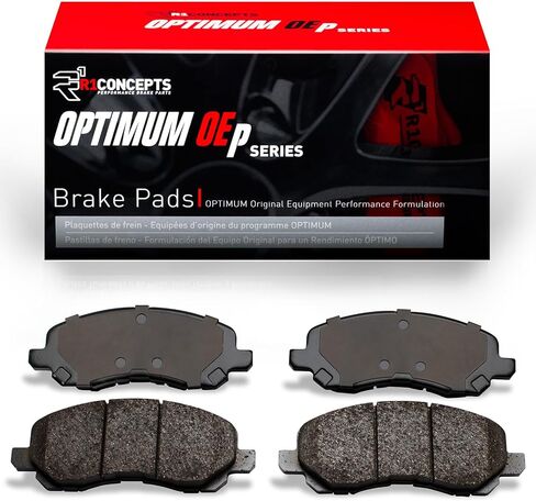 R1 Concepts Front Optimum Oep Brake Pads For 2007-2010 Chrysler Sebring; 2012-2014 Dodge Avenger; 2012-2016 Jeep Compass, Patriot |Automotive Replacement Brake Pads in Kuwait