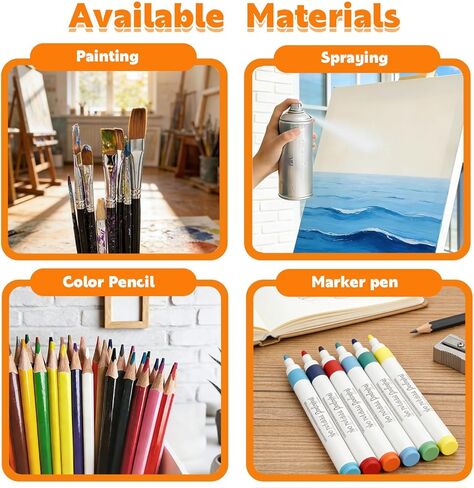 20 Pcs Sunflower Painting Stencils Reusable Plastic Sunflower Stencils Templates for Crafts DIY Wall Canvas Notebook Knit Card Wood in Kuwait