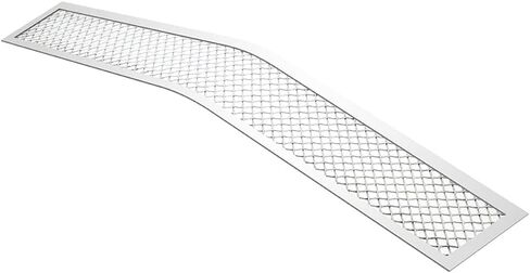APS Compatible with Chevy Traverse 2018-2021 Lower Bumper Stainless Steel Chrome Mesh Front Grill Grille Insert C75194T in Kuwait