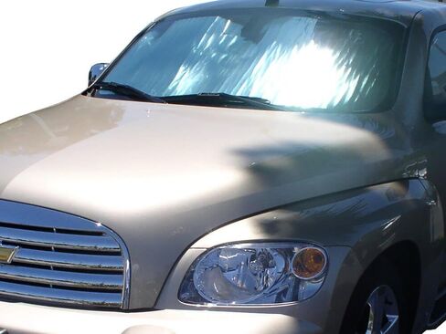 HeatShield, The Original Windshield Sun Shade, Custom-Fit for Chevrolet HHR SUV 2006, 2007, 2008, 2009, 2010, 2011 Silver Series in Kuwait