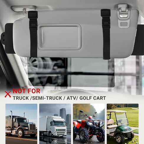 Sun Visor Extender for Car, Visor Extender Sun Blocker, Adjustable Car Sunshade Attachment with 2 Cleaning Cloths, Anti-Glare for Safe Driving in Saudi Arabia
