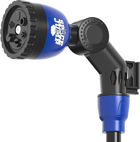 SpaceJump MeteorShower Trampoline Sprinkler Head, Water Attachment Accessory for Outdoor Recreation and Backyard Play, Black/Blue in Saudi Arabia