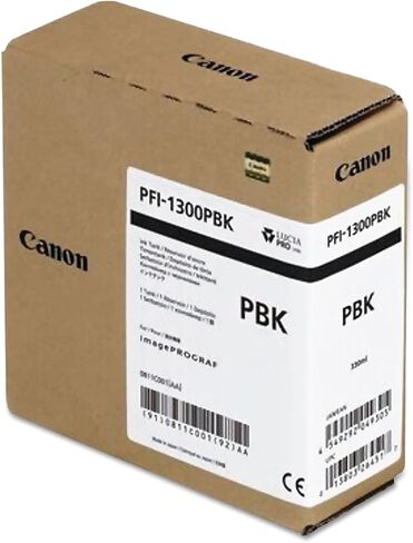 حبر Canon 0810C001AA (PFI-1300) (أسود غير لامع) (CNM0810C001AA) في عبوات البيع بالتجزئة in Kuwait