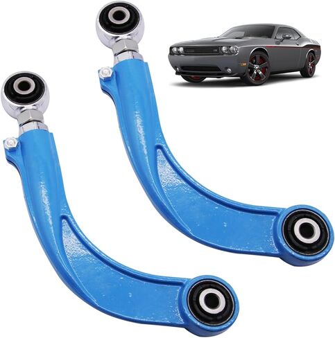 Pair Adjustable Rear Upper Camber Arms Left & Right Kit Range From +3/-3 Compatible with Dodge Challenger Compatible with Dodge Charger 2006-2023 in Kuwait