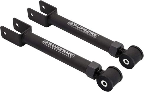 Supreme Suspensions - Upper Control Arms for 1984-2001 Jeep Cherokee XJ Adjustable 0-8 Inch Max Steel Front Upper Control Arms 2WD 4WD >>> Can Cooler Included with Purchase in Saudi Arabia