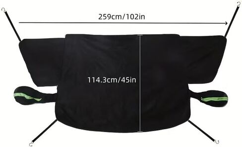 Car Windshield Cover for Ice and Snow for GMC Canyon Crew Cab 2023-2026, Car Windshield Cover Heavy-Duty Snow-Proof, Frost and Hail Protection Sunshade in Saudi Arabia