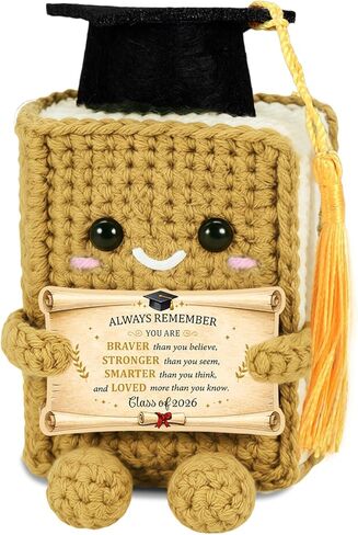 2026 Graduation Doll Gifts for Him Her, College Graduation Gifts for Women Men, Middle High Graduations Gift for Son Daughter, Handmade Crochet Gift for College Master Phd Nurse in Kuwait