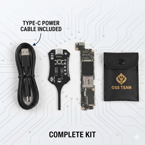 Inductance Tester Motherboard Coil Detector, High Sensitivity Electromagnetic Induction Tool for PC & Smartphone Repair, Type-C Powered Quick Fault Check Diagnostic Tool 2PCS in Kuwait