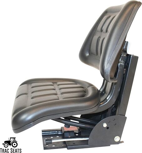 مقعد تعليق الجرار باللون الأسود يناسب طراز FORD/NEW HOLLAND TRIBACK STYLE 4000 4100 4110 4330 4600 4610 TRAC BRAND (الشحن في نفس اليوم - يتم التوصيل خلال 1-4 أيام عمل) in Kuwait