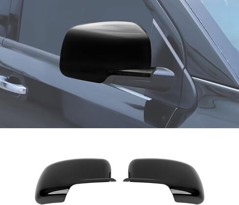 RAZPOY Rearview Mirror Cover Side Mirror Shell Trim Compatible with Dodge Journey 2009-2020, Black in Saudi Arabia